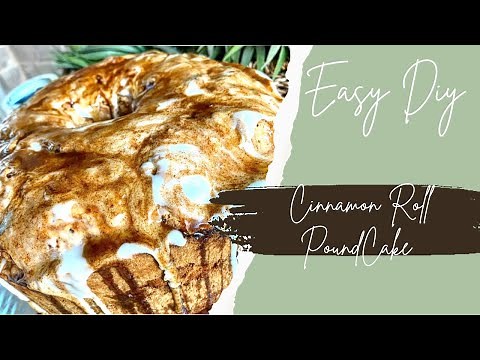 EASY CINNAMON SWIRL POUND CAKE + LEMON POUND CAKE | DIY CAKE