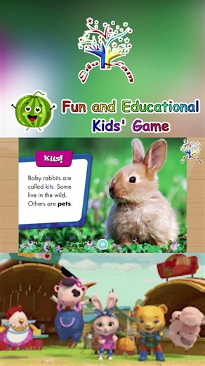 🐰🥕 Baby Rabbits! | Meet the Fluffy Bunnies! | Animal Safari 🌼✨