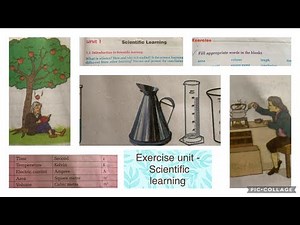 Class 6 science Unit - 1 scientific learning exercise solve