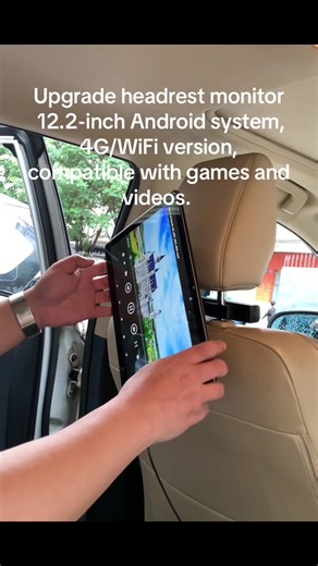 Upgrade Your Car with a 12.2-Inch Headrest Monitor