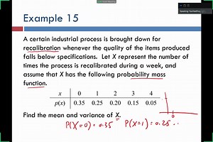 Lec 2_4 Engineering Statistics: pmf, pdf and cdf