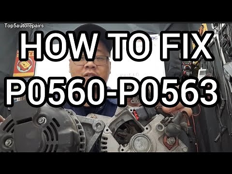 HOW TO FIX P0560 P0561 P0562 P0563 ERROR CODE