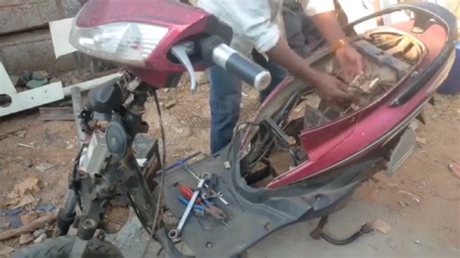 How can we convert easily from old Electric bike to Electric 60V tiller Machine using 750W bldc Motor | Sameer Pasha