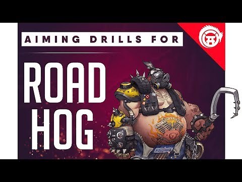 Overwatch Roadhog Aim Tutorial Guide - How To Play Roadhog | Hook, Aim and Combo Drills OwDojo