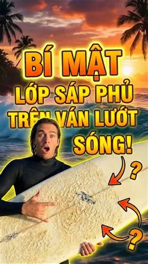 BÍ MẬT LỚP SÁP PHỦ TRÊN VÁN LƯỚT SÓNG!