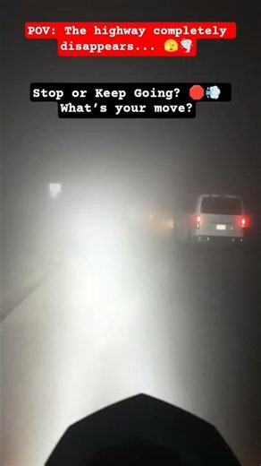 Riding Into A Literal Wall Of Fog 🤫🌫️
