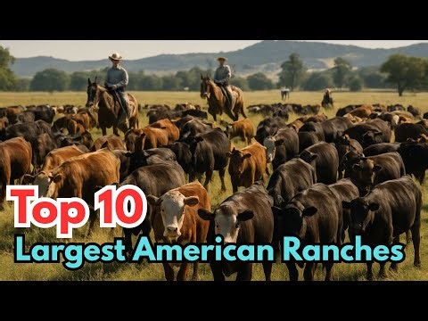 Largest Cattle Ranches in North America: From 7,000 to 250,000 Head of Cattle