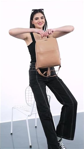 #sassora #premium #leather Sleek, Lightweight & #durable #small #backpack
