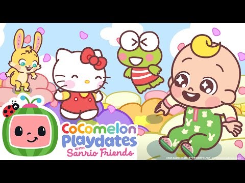 Spring Has Come 🌸 JJ & Hello Kitty's Fantastic Flowers! 💐 | CoComelon Playdates