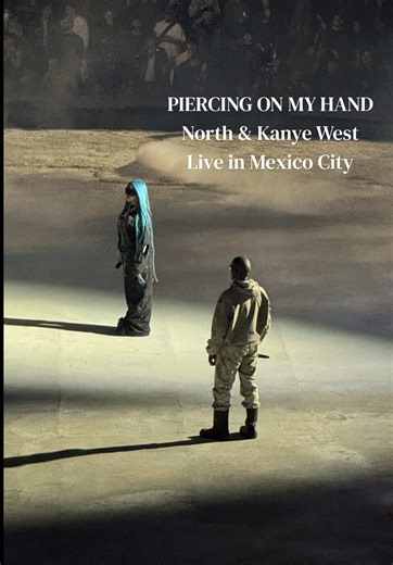 Kanye West Live in Mexico City with North West