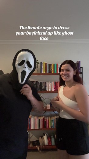 Dressing Up Your Boyfriend in Ghostface Cosplay for Spooky Season
