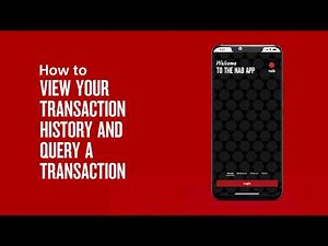How to view your transaction history and query a transaction