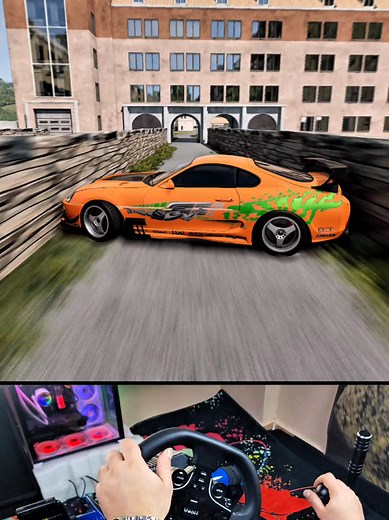 Toyota Supra MK4 Drifting Action in BeamNG Drive