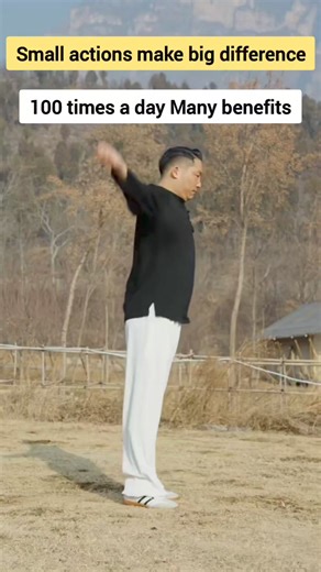 23K views · 541 reactions | There are many benefits to sticking to exercise, 100 times a day. #fbreels #reelsfb #facebookreels #backworkout #spine #knee #stomach #exercise #slimbody #upperbackpain #upperbackpainrelief #foryou #foryoupage #TCM #chineseculture #TaiChi #Taijiquan #MartialArts #Health #Wellness #Fitness #StressRelief #qigong #Meditation #reels #viral #trending | Fang Yuan | Facebook