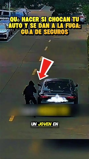 Qué hacer si chocan tu auto y se dan a la fuga: Guía de Seguros #CarInsurance #CarTips #DrivingTips #estadosunidos🇱🇷 #estadosunidos