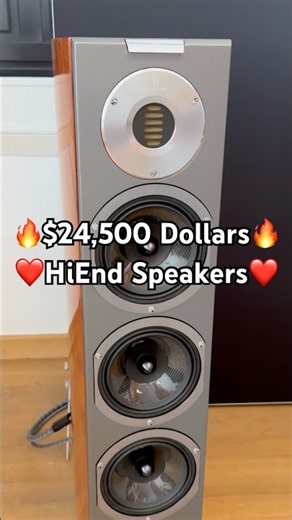 $24,500 Dollars Audiophile HiEnd Stereo Speakers 🔥 Audiovector R5 ⚙️ #highend #hifi #audio #system