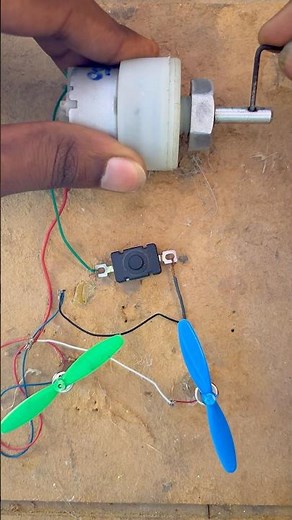 Electricity generation using generator gear motor