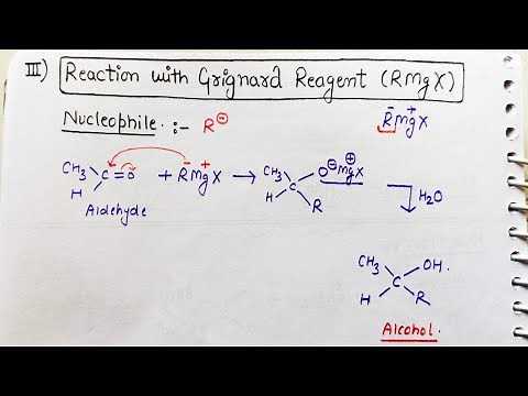 21) Reaction of Grignard Reagent with Aldehyde ketone| Chapter 12 #class12 #neet #jee #chemistry