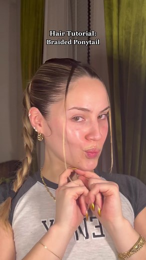 Hair Tutorial: Braided Ponytail