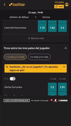🎯 Tutorial rápido: activa Sustituto+ en tus apuestas