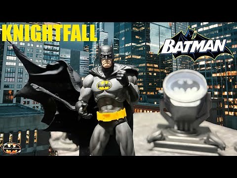 Mafex Knightfall Batman Black & Grey Knight Crusader Action Figure Review & Comparison