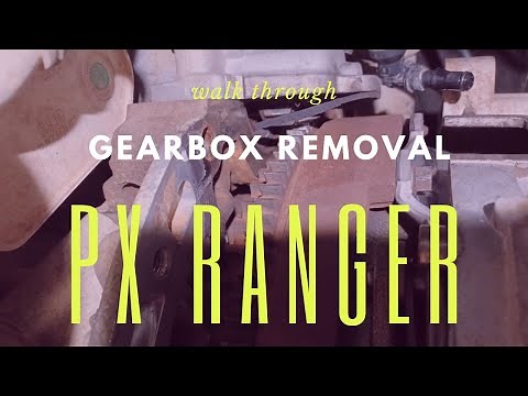 Ford PX Ranger Gearbox removal