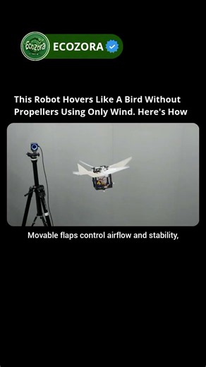This Robot Flies Without Propellers And Rides The Wind #robotics #futuretech #innovation #tech