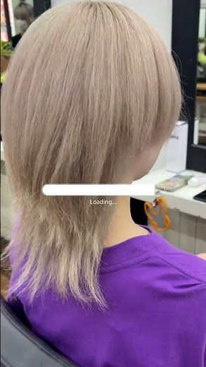 【ヘアカラー】初めての緑と黄色！かわいい！