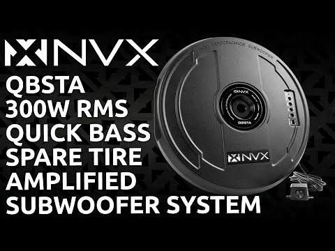 Add bass without losing space? NVX 11" Spare Tire Subwoofer Demo