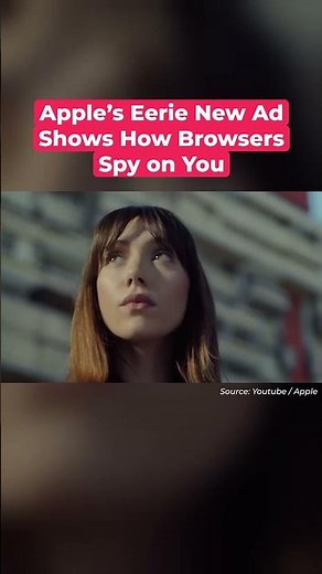 Apple’s Eerie New Ad Shows How Browsers Spy on You! #shorts