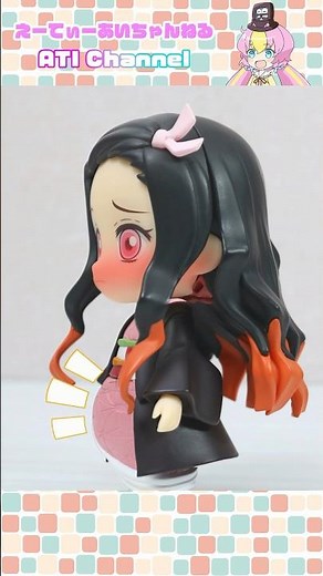 Zenitsu learned that Nezuko was pregnant#DemonSlayer#Nendoloid#Stop motion#Nezuko#Zenitsu