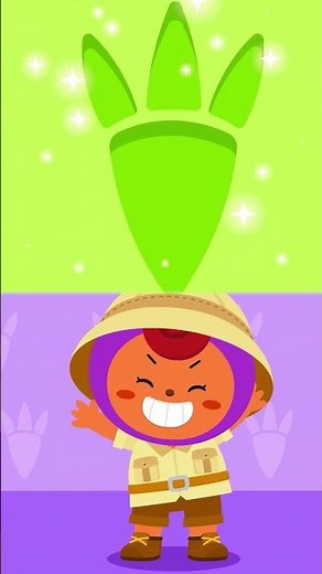 Whose footprint is it? | Dinosaurs Song | Nursery rhymes & Kids Song | #Cheetahboo #shorts