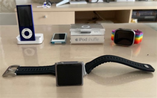 沉浸式体验iPod nano 567代|唯一可以外放的iPod|Apple Watch的雏形|唯一有蓝牙功能的iPod