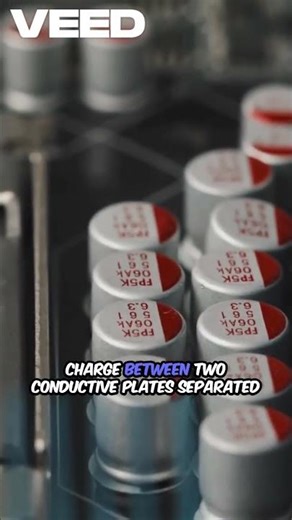 Capacitor Explained in 30 Seconds ⚡ #electronics #shorts