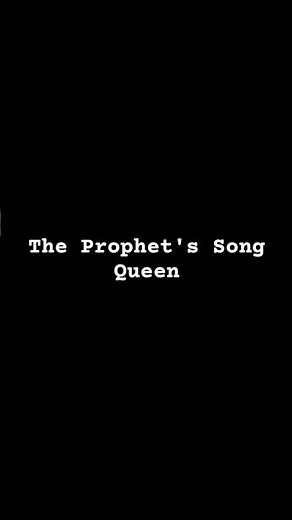 The Prophet's Song - Queen #rock #classicrock #lyrics #queen