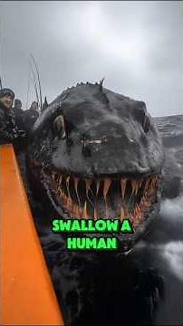 Top 5 Extinct Sea creatures So Big They Could Swallow Humans Whole. #fish #megalodon #shorts