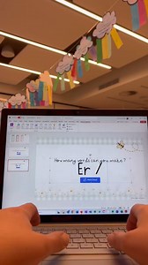 "My class’ newest obsession! ClassPoint for PowerPoint 🙌🏻 After the first time trying this with my class, they were literally begging for more! I have only scratched the surface with the capabilities of this program but here are my faves so far: - word clouds: this allows each individual student to participate and have input as an alternative to whiteboards. I love doing this with the spelling sounds of the week as a warm-up! - quizzes: with dozens of templates to use, adding and editing these