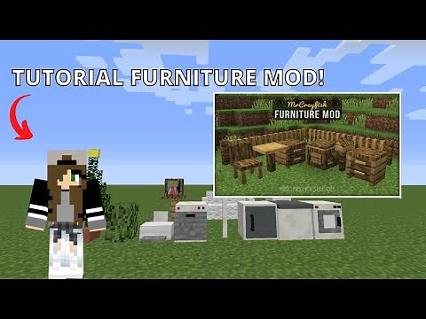 TUTORIAL DO MOD FURNITURE!!(Para Minecraft Original e Tlauncher)