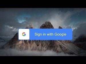 Stylish Sign In With Google Button (HTML & CSS)
