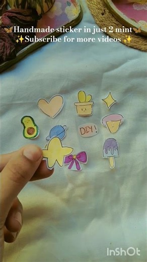 sticker at home #aesthetic #diy#viral #shortvideo #subscribe#art #handmade#sticker#howtomakesticker