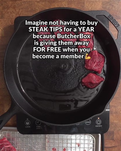 If eating better is high on your to-do list, this offer is for you. Get 1 lb of grass-fed, grass-finished Steak Tips FREE for a year when you resume your ButcherBox membership today. That's $422* in savings. Save more by eating better. | ButcherBox