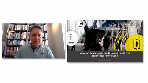 Microsoft Soundscape: Heads-up and hands-free experiences for everyone
