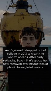 1.1M views · 71K reactions | At age 18 Boyan Slat left university to...