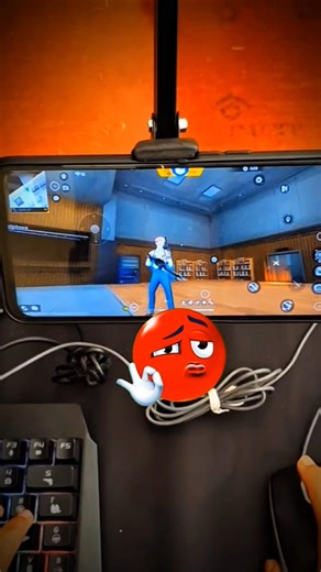 How to play on mobile using a keyboard and mouse.⌨️🖱️=🖥️ #mixpro #geekgamer #shorts #youtubeshorts