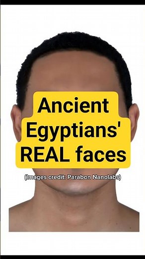 This is what the Ancient Egyptians REALLY looked like #history #facereveal #humanity