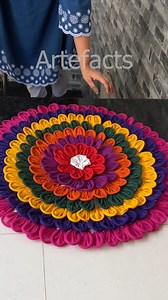 1.1M views · 14K reactions | #flowers #doormat #handmade #reels  | Artefact | Facebook