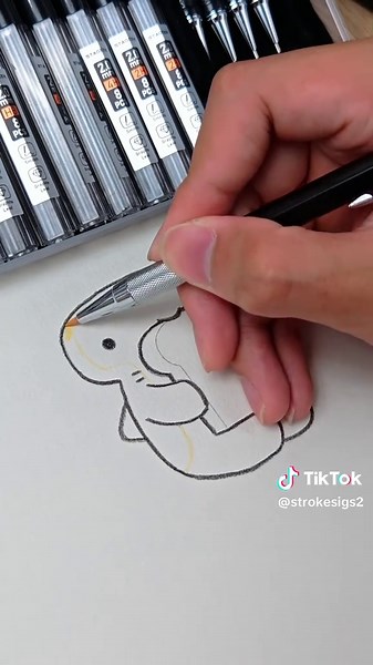 ✏️it’s not an addiction it’s a lifestyle.🥲I think I found my favorite mechanical pencil with refills. 🦈Oh how I love cheap mechanical pencils.#drawings #shar #sketches #artblock #art