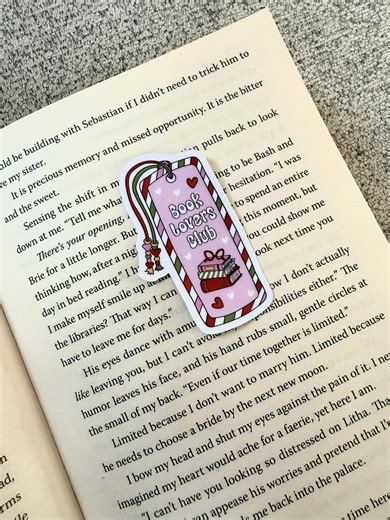 Book Lovers Club Bookmark Sticker | Booklover | Book Sticker | Stickers for Readers | Bookish Things | Sweet Pink - Etsy