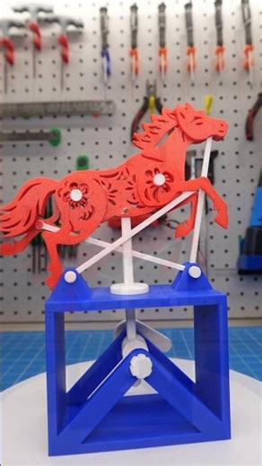Happy Year of the Horse 馬年大吉 #3dprinting #toys #diy #mechanical #yearofhorse #automaton