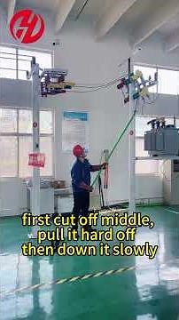 how to use electrical hot stick? #hotstick #electricalhotstick #earthingkit